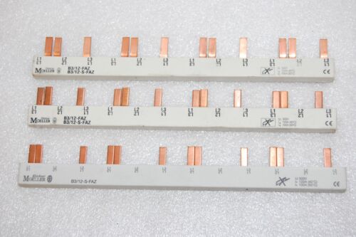 MOELLER B3/12-S-FAZ BUSS BAR LOT OF 3