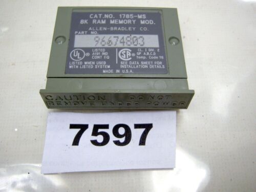 Allen-Bradley 8K Memory Cartridge PLC 5/15 1785-MS