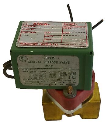 ASCO 8210-A20 240 V 60 Hz Solenoid Valve