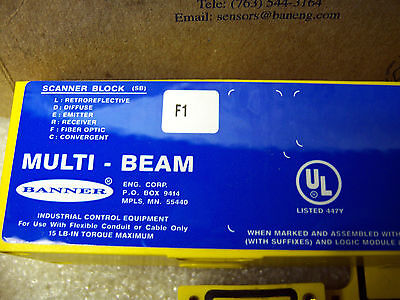 Banner Engineering 17627 / SBF1 Multi Beam Scanner Block