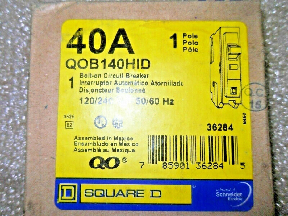 Square D QOB140HID 40A Circuit Breaker