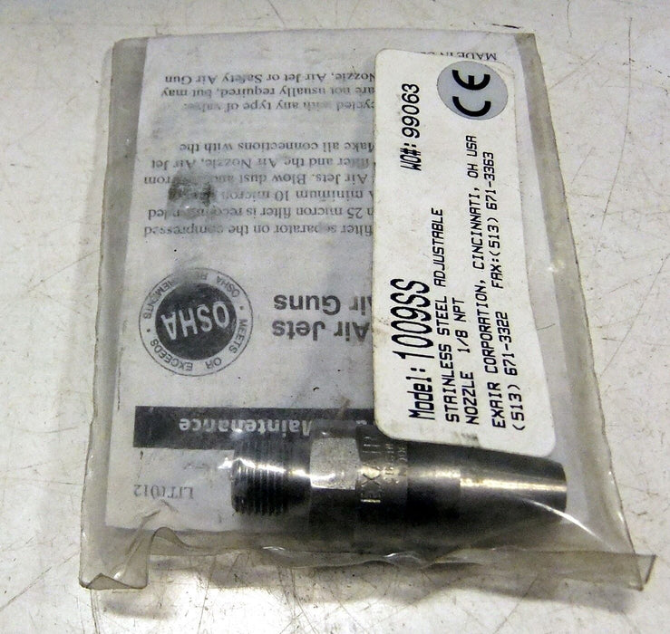 Exair 9900SS SS Air Nozzle 1/8" NPT