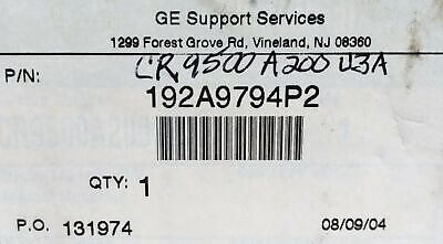 GE CR9500A200U3A Closing Solenoid Coil