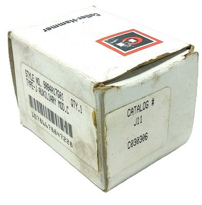 Cutler-Hammer 9084A17G01 J11 600 V AC/300 V DC 1 NO 1 NC Auxiliary Contact