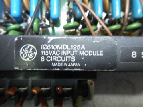 1 LOT OF 5 GE FANUC IC610MDL125A INPUT MODULES