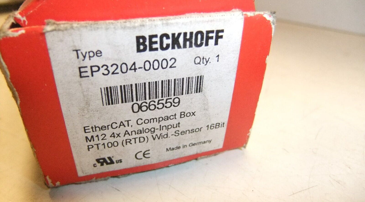 Beckhoff EP3204-0002 Ethercat Box