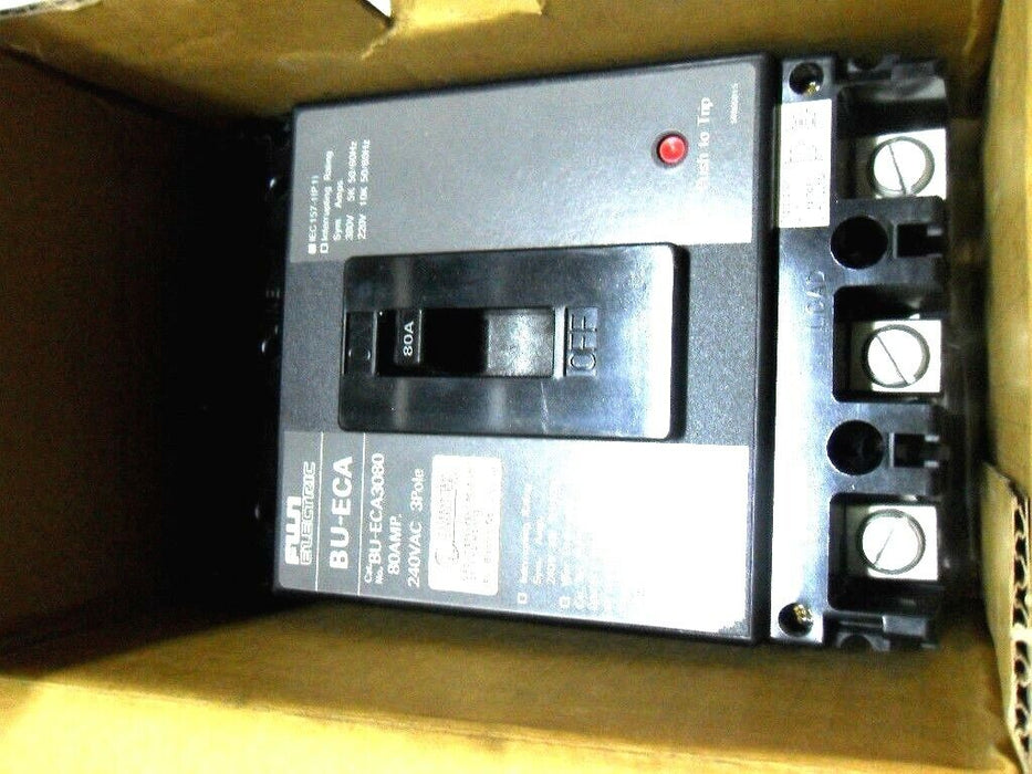 1 Fuji ELECTRIC BU-ECA3080 CIRCUIT BREAKER