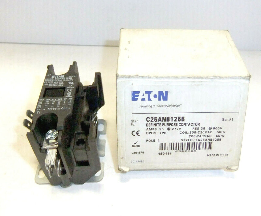 Eaton Cutler-Hammer Contactor C25ANB125B