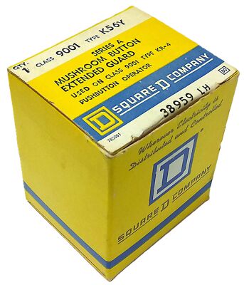 Square D 9001K56Y Mushroom Button Extended Guard for KR-4 Pushbutton