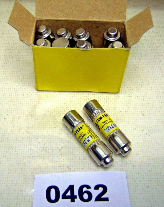 Lot of 10 Buss LP-CC-20 20A Time Delay