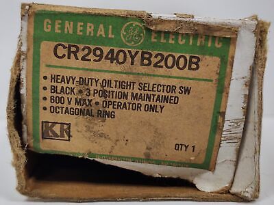 GE CR2940YB200B Selector Switch Operator Only