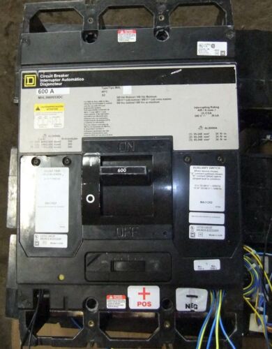 Square D 600A Circuit Breaker MHL3660033DC