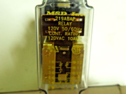 1 MSD 219ABAP RELAY
