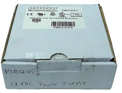 AutomationDirect PSB12-015-P RHINO 12 V 15 W Adjustable Power Supply