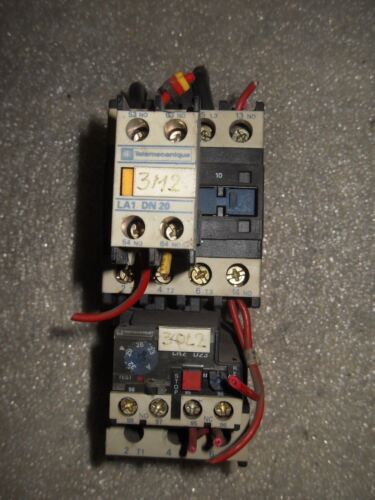 1 TELEMECANIQUE LC1 D25 10 CONTACTOR W/ LR2-D2353 & LA1-DN20