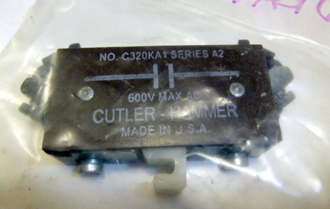 Eaton Cutler-Hammer Auxiliary Contact C320KA1