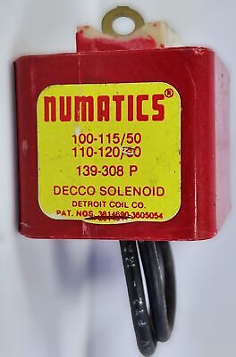 Numatics 139-308P DECCO Solenoid Coil