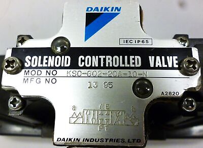Daikin Industries KSO-G02-20A-10-N Solenoid Valve