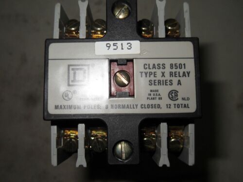 1 Square D 8501-X01200 RELAY