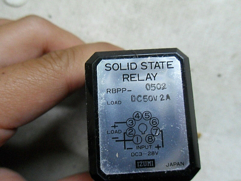 Izumi Rbpp-0502 Solid State Relay