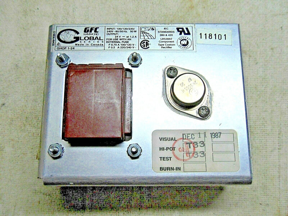 GCF Hammond GHOF 1-24 Power Supply