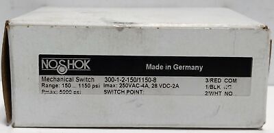 Noshok 300-1-2-150/1150-8 Pressure Switch