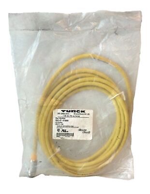 Turck RKG 4T-4/S600 4 M Female M12 Eurofast Single-Ended Cable / Cordset