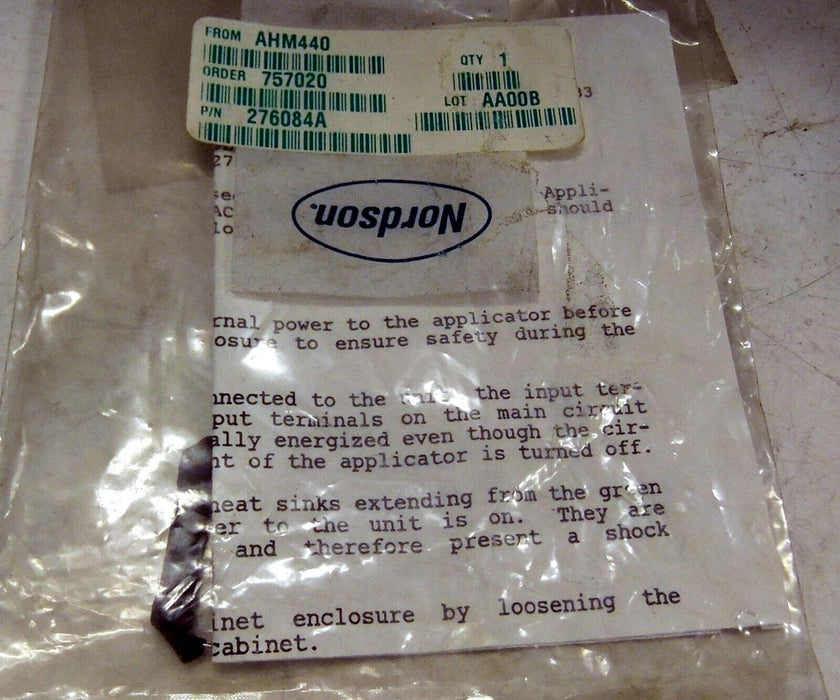 Nordson 276084A Single Phase Jumper Kit