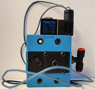 Festo MFHE-3-1/4-B 2-10 Bar Soft Start Valve w/ MSFG-24 24 V DC Solenoid