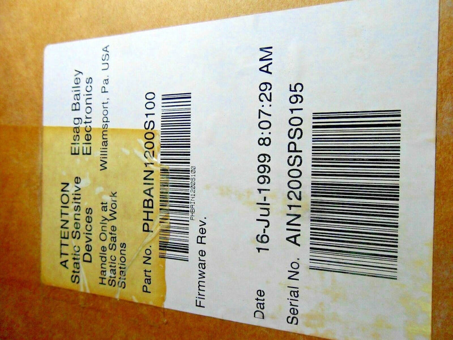 1 ABB Phbain1200S100 Module