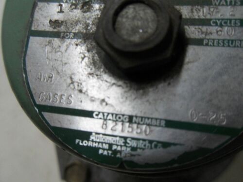 1 ASCO 821550 VALVE