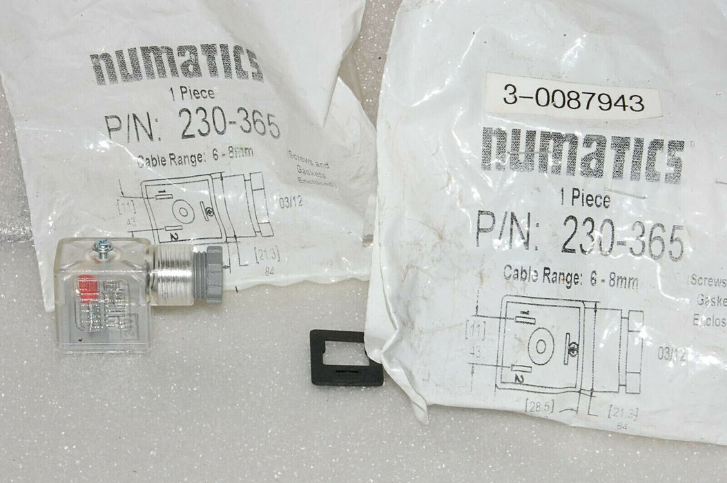 Numatics 230-365 PLUG IN SOLENOID
