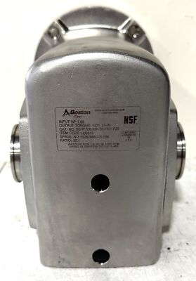 Boston Gear SSHF726-30K-B5-HS1-P20 30:1 Ratio 700 Series Right Angle Worm Gearbox