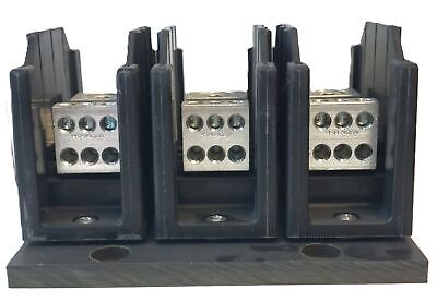 Edison HPB306-3 310 A 600 V 3 P Power Distribution Block