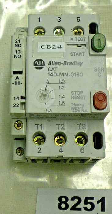 Allen-Bradley Starter 140-MN-0160 Auxiliary Contact