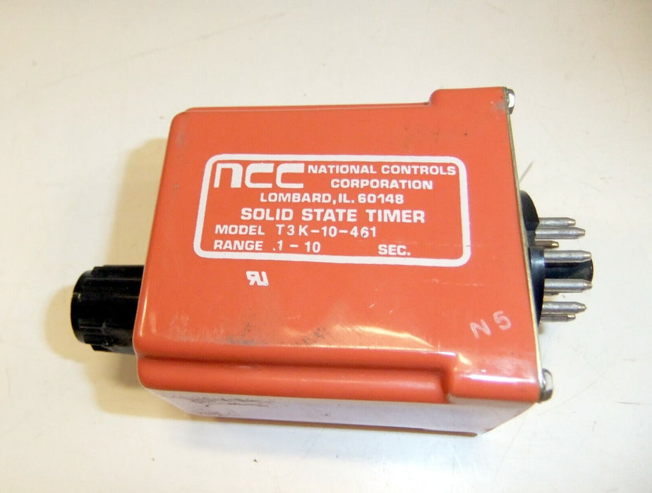 NCC Timer T3K-10-461 .1 to 10 Sec. 11 Pin