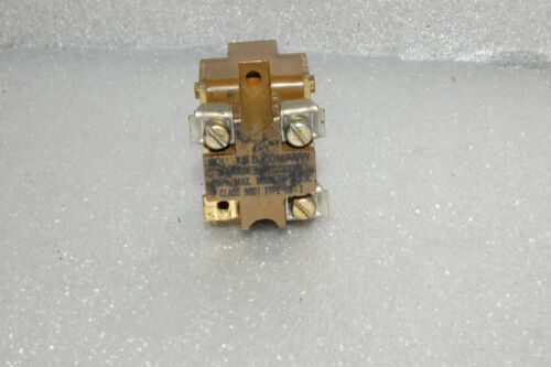 Square D SELECTOR SWITCH 9001 TD-1