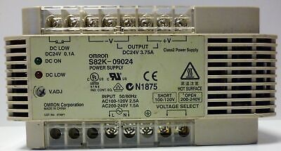 Omron S82K-09024-500 PLC Power Supply Unit