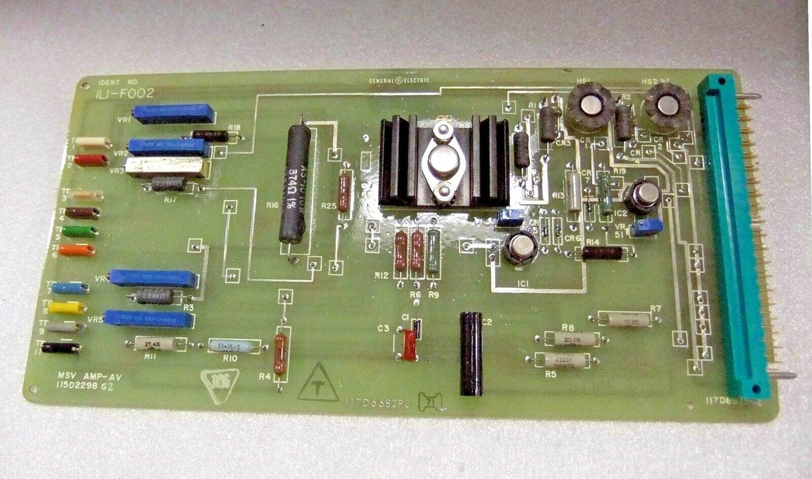 GE 115D2298G2 MSV AMP-AV Printed Circuit board