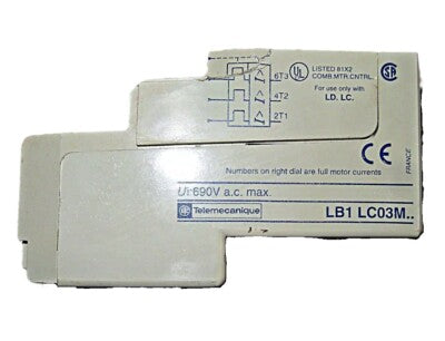 Telemecanique LB1-LC03M06 660 V Ac Starter w/ Adjustable Current