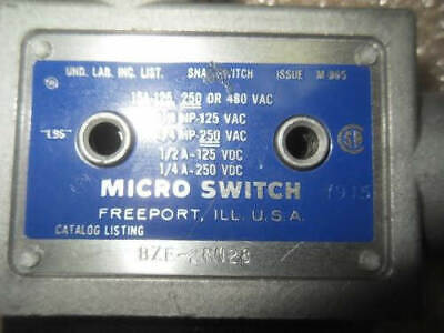 MICRO SWITCH BZE-2RN28 Limit Switch w/ Roller Arm