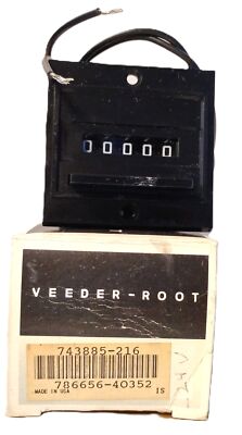 Veeder Root 743885-216 786656-4O352 24 V DC 5 Digit Electronic Counter Module
