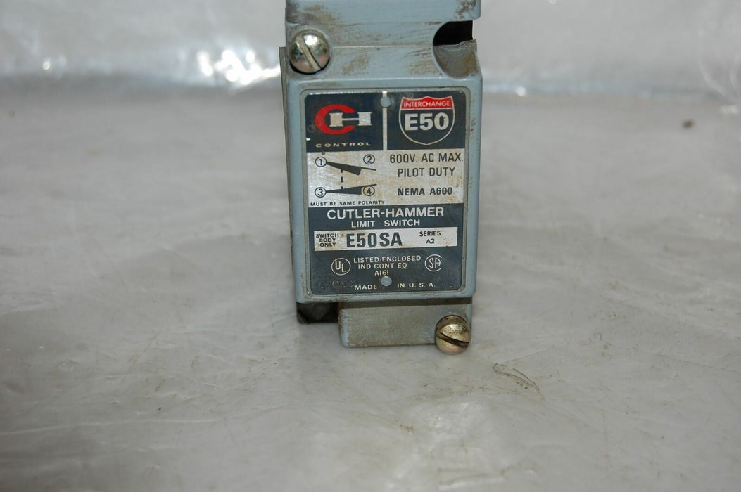 Cutler-Hammer Limit Switch Body E50SA