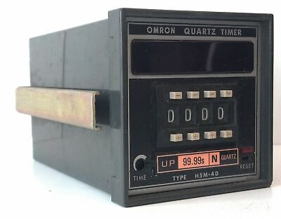 Omron H5M-4DM 120/240 V AC Digital Quartz Timer