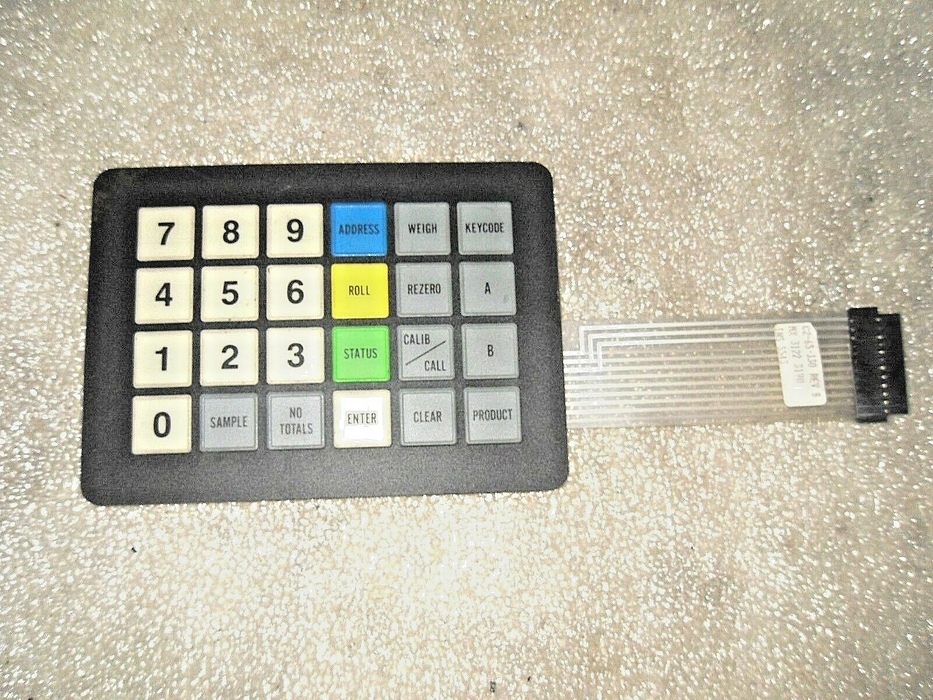 Mettler Toledo C2-65-330 Rev B Soft Keypad Assembly For Scale