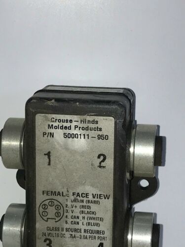 Crouse-Hinds Multibox 4port 5000111-950