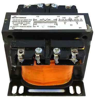 Square D 9070T100D2 0.1 kVA Industrial Control Transformer