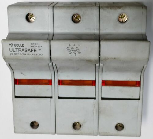 Gould US6J3I Triple Fuse Holder