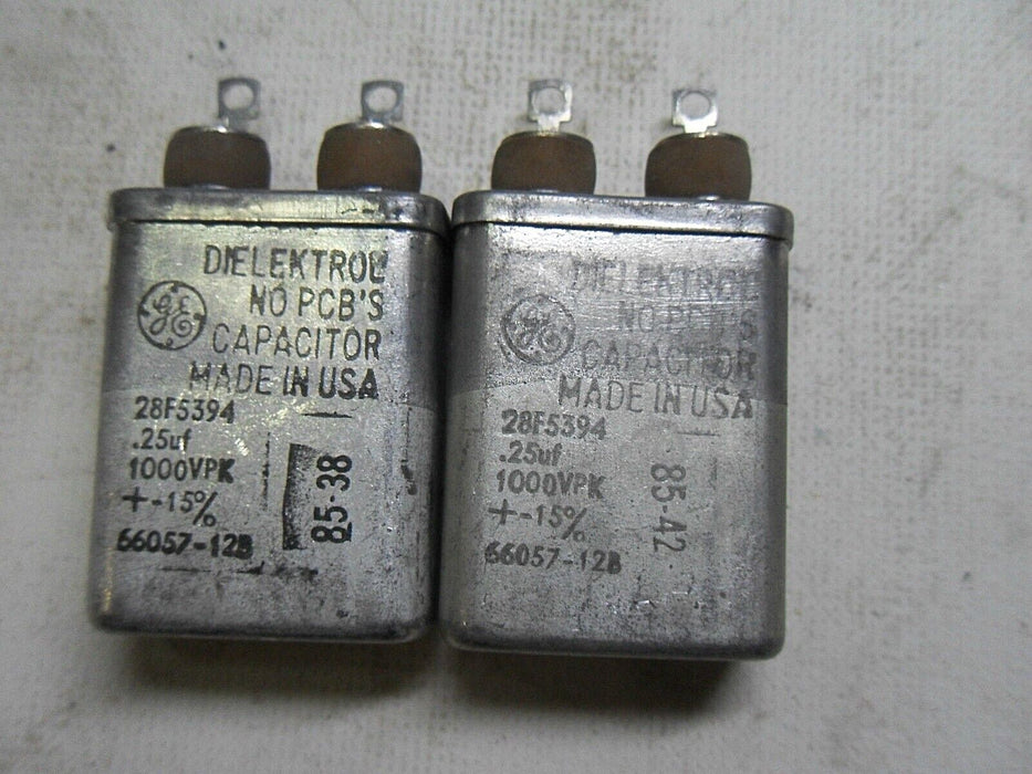2 GE 28F5394 Capacitors