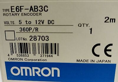 Omron E6F-AB3C-360-2M Rotary Encoder